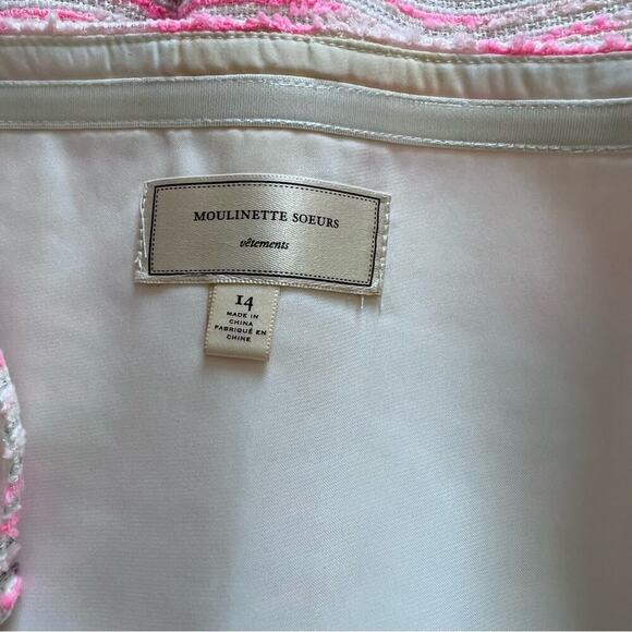 Moulinette Soeurs Pasteque Tweed Strapless Dress - Picture 12 of 14